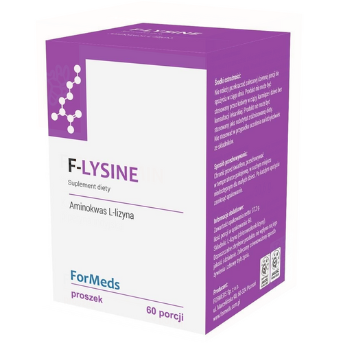 20,99 zł - FORMEDS F-LYSINE L-lysine 500mg 37.2g/60 servings