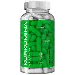 ECOMAX Curcumin + Piperine 90 capsules