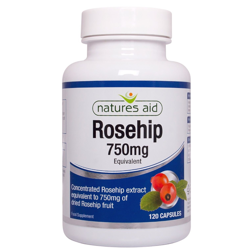 NATURES AID Rosehip 750 mg 120 caps