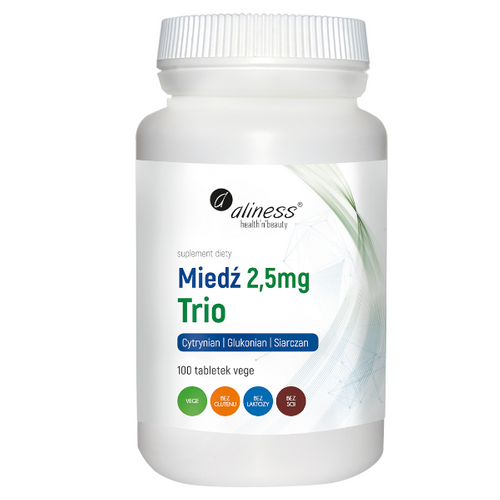 ALINESS Miedź Trio 2,5mg 100 kaps