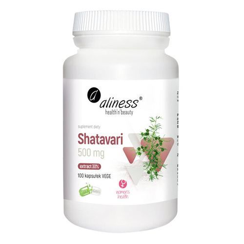 ALINESS Shatavari Ekstrakt 30% 500mg 100 vkaps