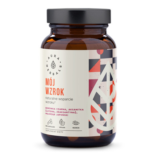 AURA HERBALS Mój Wzrok - Naturalne Wsparcie Wzroku 60 kaps