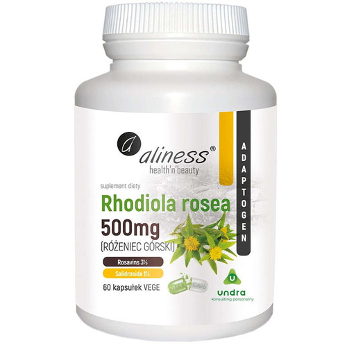 ALINESS Rhodiola Rosea 500mg 60 kaps