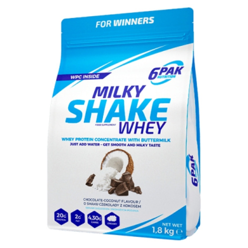 6PAK Milky Shake Whey 1800 g