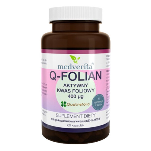 MEDVERITA Q-Folian Quatrefolic 400mcg 60 kaps