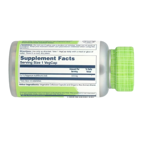 SOLARAY Fo-Ti He-Shou-Wu 610 mg 100 vkaps (wątroba, nerki)