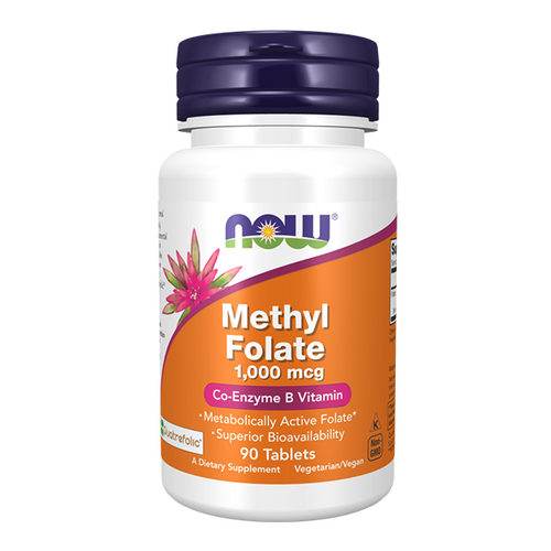 NOW FOODS Methyl Folate - Kwas Foliowy 1000mcg 90 tab