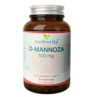 MEDVERITA D-mannoza 500 mg 50 kaps