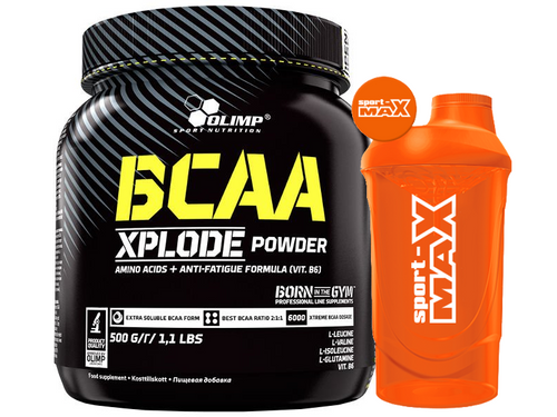 OLIMP BCAA XPLODE 500G AMINOKWASY 6000MG + SHAKER!