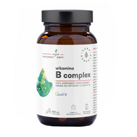 AURA HERBALS Witamina B Complex 90 kaps+ AURA HERBALS Floradrop Protect Probiotyk 20 ml