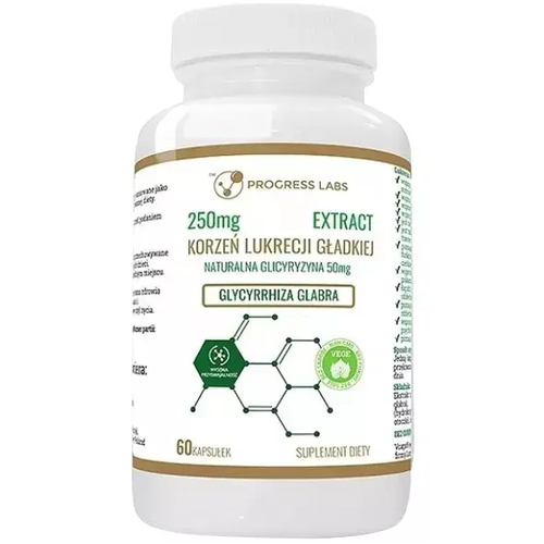 PROGRESS LABS Korzeń Lukrecji Extract 250mg 60 kaps