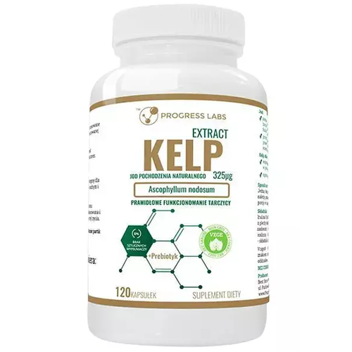 PROGRESS LABS Kelp Extract 325mcg + Prebiotyk 120 kaps