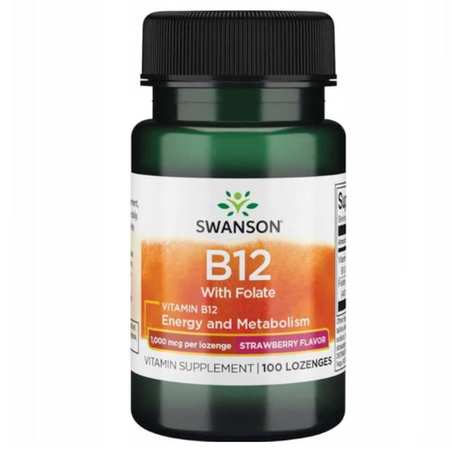 SWANSON Witamina B-12 1000 mcg 100 tabs do ssania