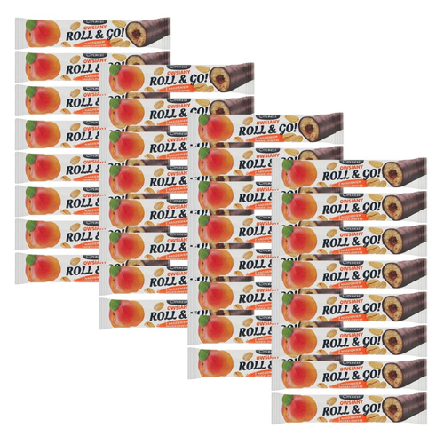 32x CORNEXI ROLL & GO Baton Owsiany z Nadzieniem Morelowym 30 g