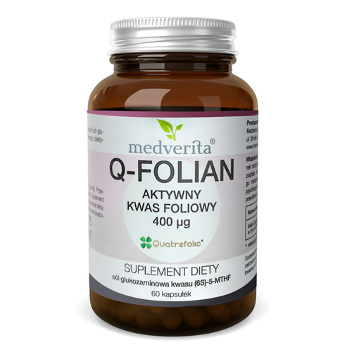 MEDVERITA Q-Folian Quatrefolic 400mcg 60 kaps