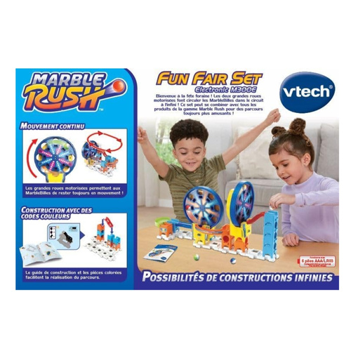VTech Marble Rush - Zestaw do Wesołego Miasteczka M300 E- Tor Kulkowy dla Dzieci