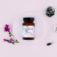 AURA HERBALS Floradrop Femi Probiotyk 20 kaps+ AURA HERBALS Witamina ADEK A + D3 + E + K2 MK7 Krople 50 ml