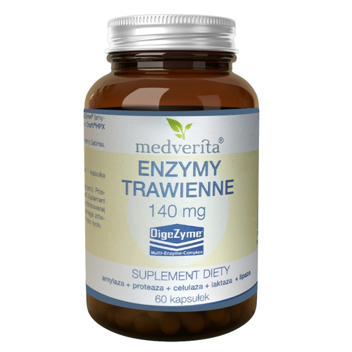 MEDVERITA Enzymy Trawienne DigeZyme 60 kaps