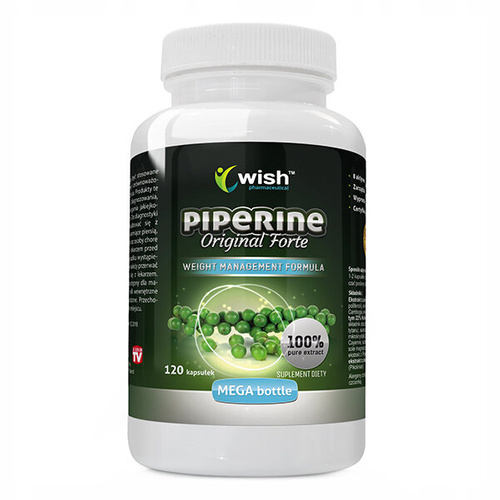 WISH Piperine Original Forte Plus 8w1 120 kaps