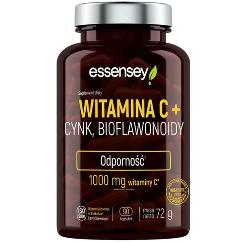 ESSENSEY Witamina C+ 1000 mg + Cynk + Bioflawonoidy 90 kaps