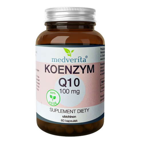 MEDVERITA Koenzym Q10 Ubichinon 100mg 60 kaps