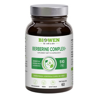 BIOWEN Berberine Complex+ 510mg 60 kaps + Kurkuma C3 Complex+ 60 kaps + Omega 3 Forte 1000mg 90 kaps + B-Complex 15 kaps + Enzymax Complex+ 15 kaps 