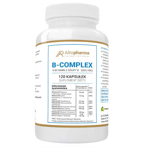 ALTO PHARMA Witamina B Complex 120 kaps 200% RWS