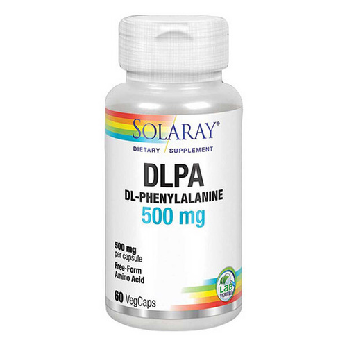 SOLARAY DLPA Dl-Phenylalanine 500mg 60vkaps