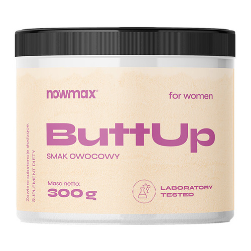 nowmax® BUTT UP 300 g + Zestaw 4 Gum Oporowych Fitness Band