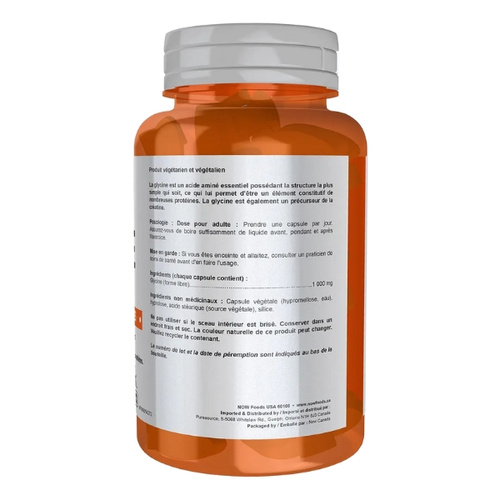 NOW SPORTS Glycine 1000mg 100 kaps