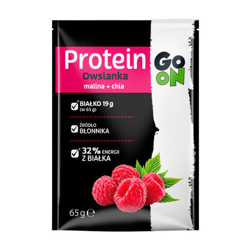 GO ON Owsianka Proteinowa z Maliną i Chia 65 g