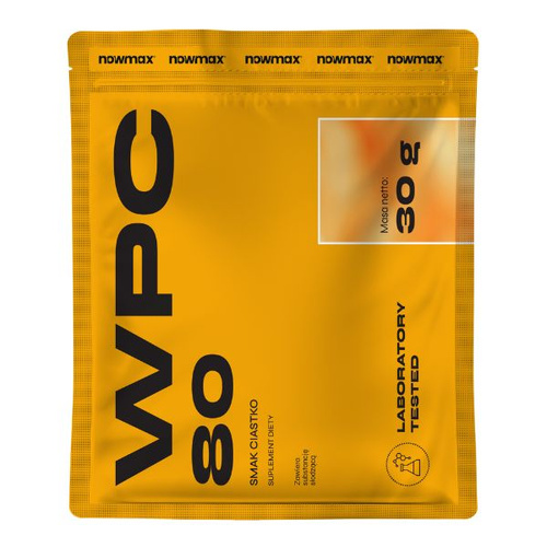 5x nowmax® WPC 80 Whey Protein Concentrate 30 g