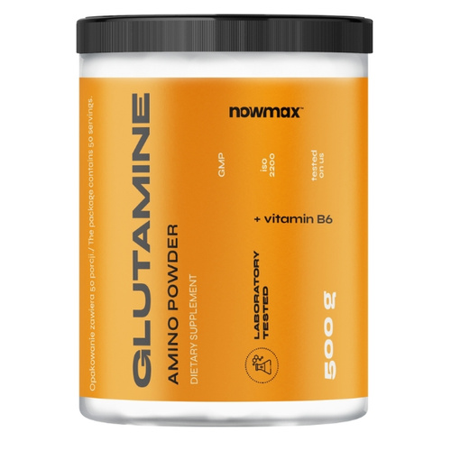 nowmax® L-Glutamine 500 g + nowmax® Vitamin C 500 g