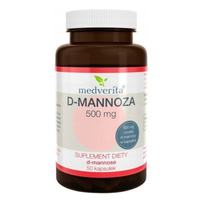 MEDVERITA D-mannoza 500 mg 50 kaps