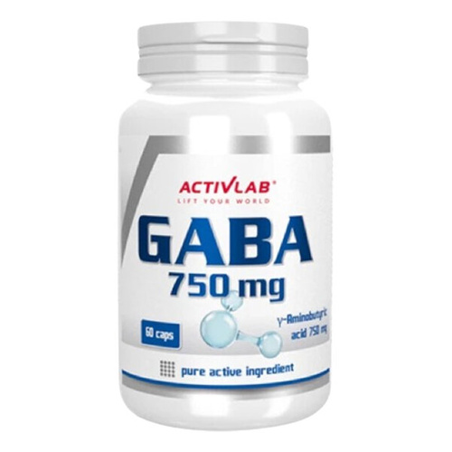 Kwas Gamma-Aminomasłowy Neuroprzekażnik ACTIVLAB GABA 750mg 60 kaps