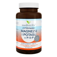 MEDVERITA Magnez + Potas Cytryniany + P-5-P 50 kaps