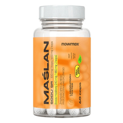 nowmax® Maślan Sodu SR 300mg 80% kwas masłowy 60 kaps