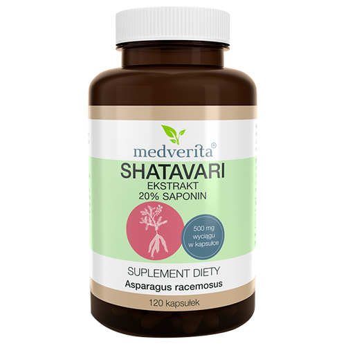 MEDVERITA Shatavari 500mg 120 kaps 