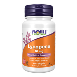 NOW FOODS Lycopene - Likopen 10mg 60 kaps