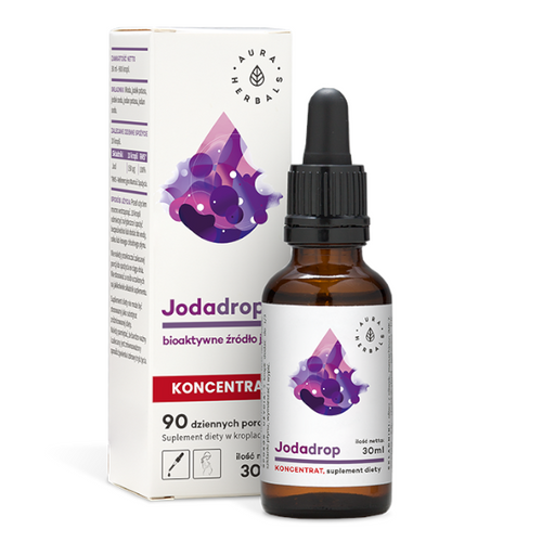 AURA HERBALS Jodadrop - Bioaktywne Źródło Jodu 30 ml