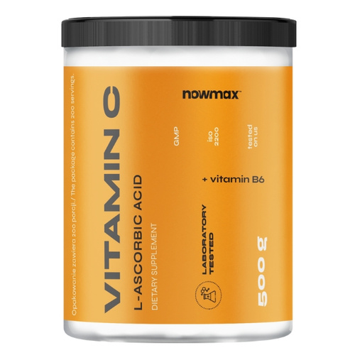 nowmax® L-Glutamine 500 g + nowmax® Vitamin C 500 g