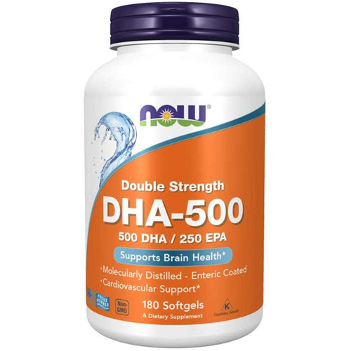 NOW FOODS DHA - 500 DHA 250 EPA 180 kaps