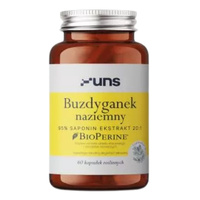 UNS Buzdyganek Naziemny + Bioperine 60 kaps
