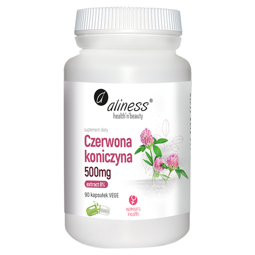 ALINESS Czerwona Koniczyna Extract 8% 500mg 90 kaps