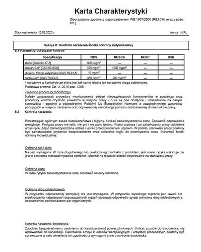 Płyn dezynfekujący do rąk na bazie alkoholu 100 ml