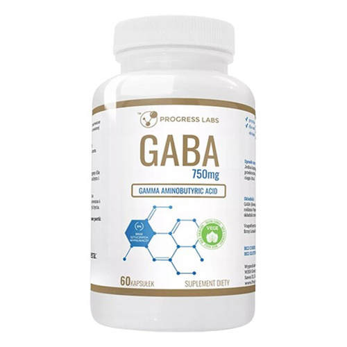 PROGRESS LABS Gaba 750 mg 120 kaps