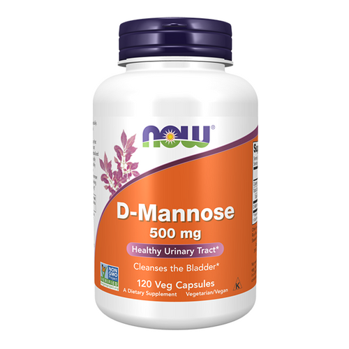 NOW FOODS D-Mannose 500mg 120 kaps