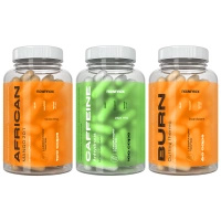 nowmax®  Caffeine 200mg 100 kaps + nowmax® Burn Cutting Thermo 60 kaps + nowmax® African Mango 20:1 1200mg 100 kaps