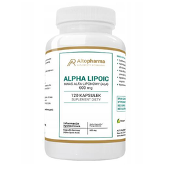 ALTO PHARMA Kwas Alfa Liponowy (ALA) 600mg 120 kaps