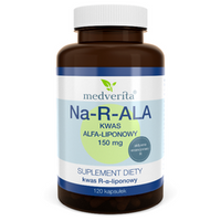 MEDVERITA ALA 150mg (Na-R-ALA) 120 kaps
